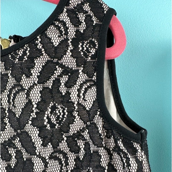 Lace tulle black pink dress size 10 by Pastourelle new no tags - Picture 4 of 12